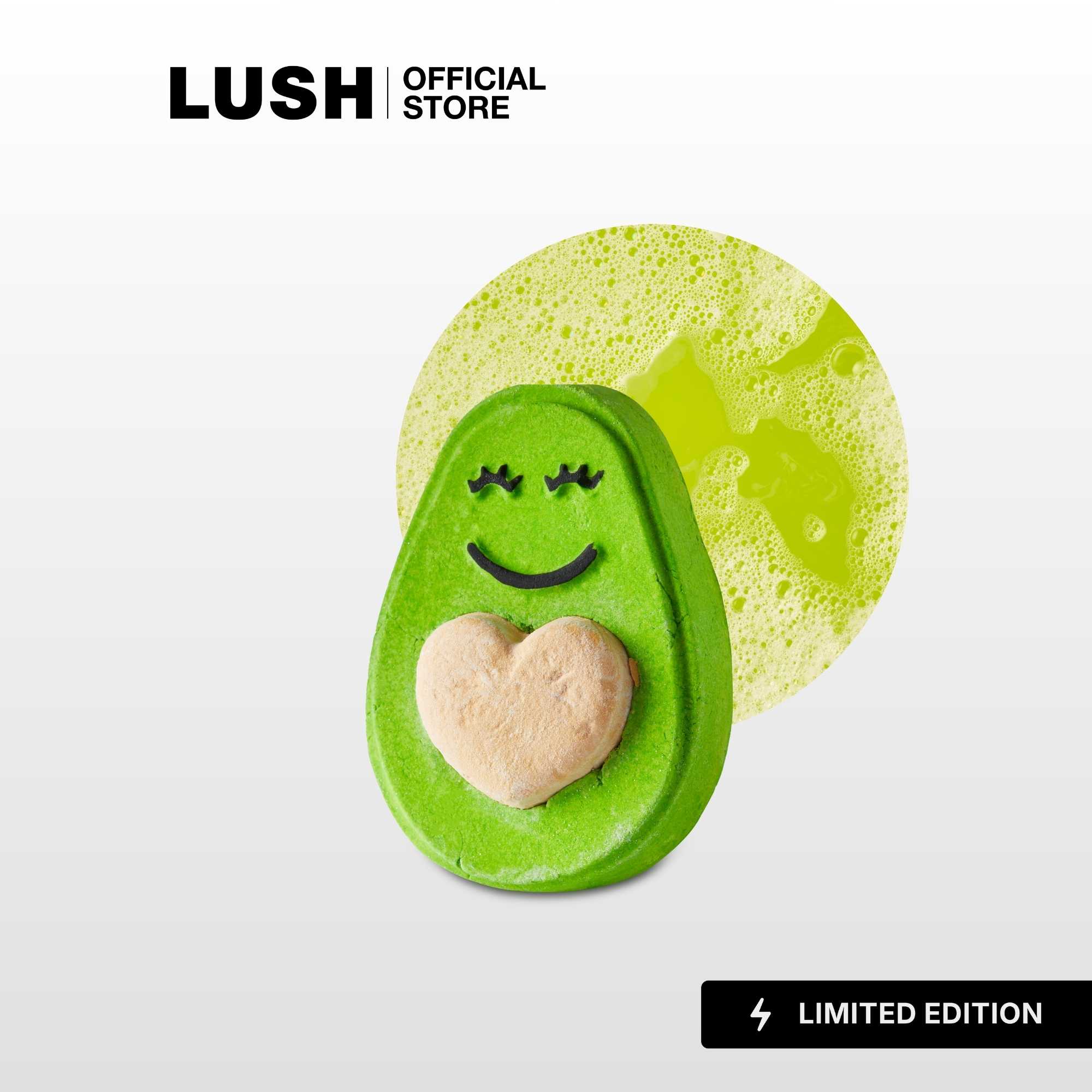 LUSH AVO CUDDLE BUBBLE BAR  บับเบิ้ลบาธ บาร์ ตีฟอง ในอ่างอาบน้ำ 145g (MOTHER'S DAY EXCLUSIVE)