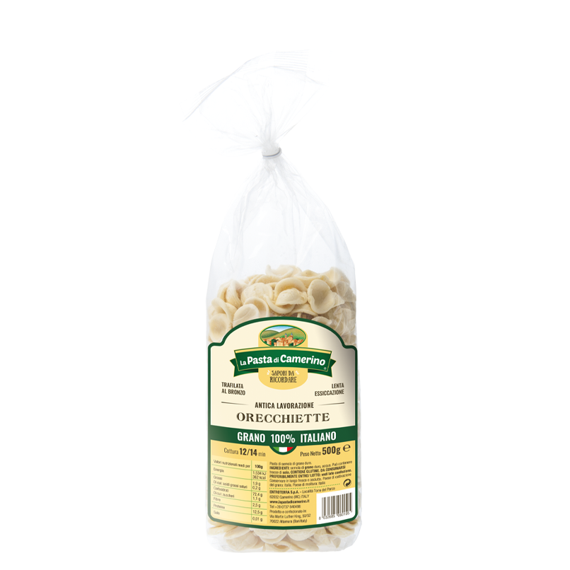 Orecchiette Durum Wheat Camerino - 500gr