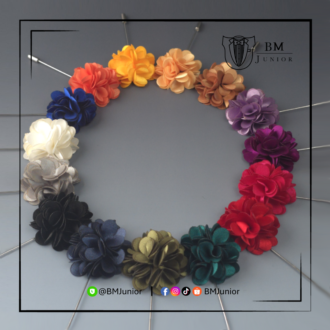 พินดอกไม้ รุ่นฟูฟ่อง | Flower Pin Fluffy Series