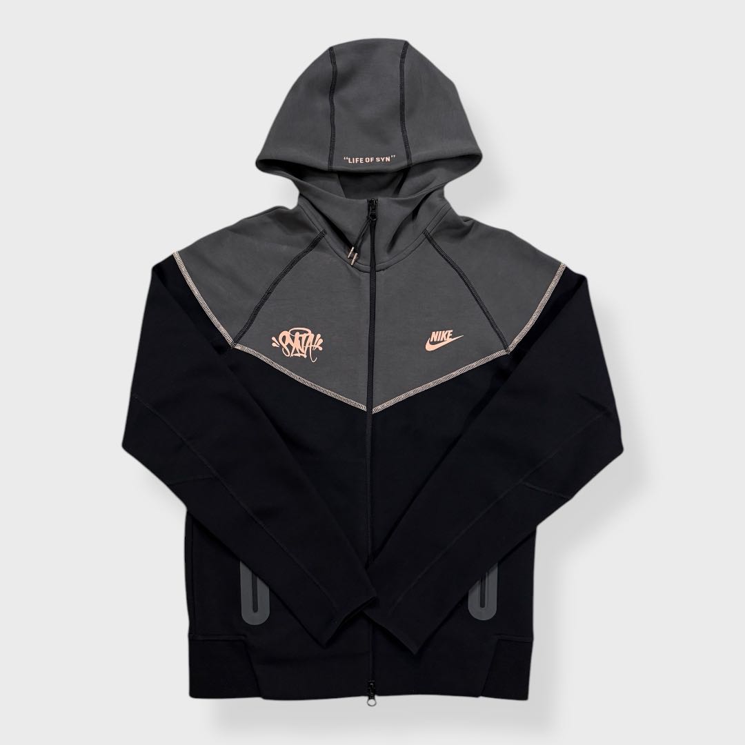 Nike Sportswear x Central Cee Tech Fleece Hoodie Black/Metallic Red Bronze