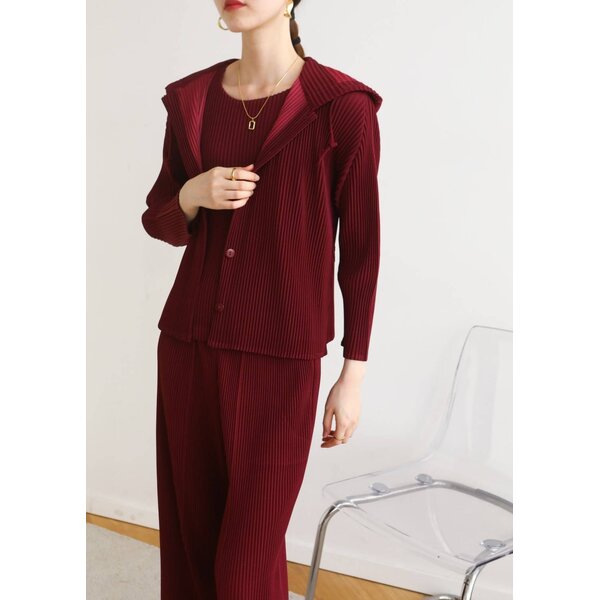 Best Seller!! 2MUAY PLEAT เสื้อผู้หญิง เสื้อคลุมพลีทคุณภาพ รุ่น GJO2256 10สี FREE SIZE BUTTON UP ...