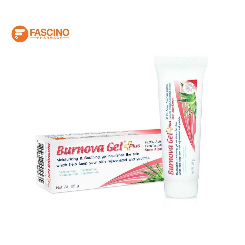 BURNOVA Gel Plus Snow Algae Extract ผลิตภัณฑ์บำรุงผิวหน้า ลดเลือนริ้วรอย (25g.)