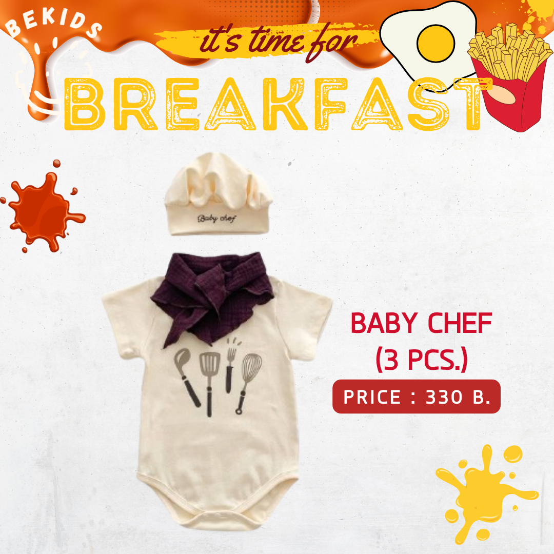 Baby Chef (Babysuit+Hat+Scarf)