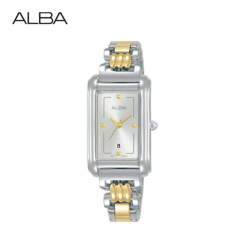 ALBA นาฬิกาข้อมือผู้หญิง Ikebana Quartz รุ่น AH7DB5X ขนาด 34 mm.
