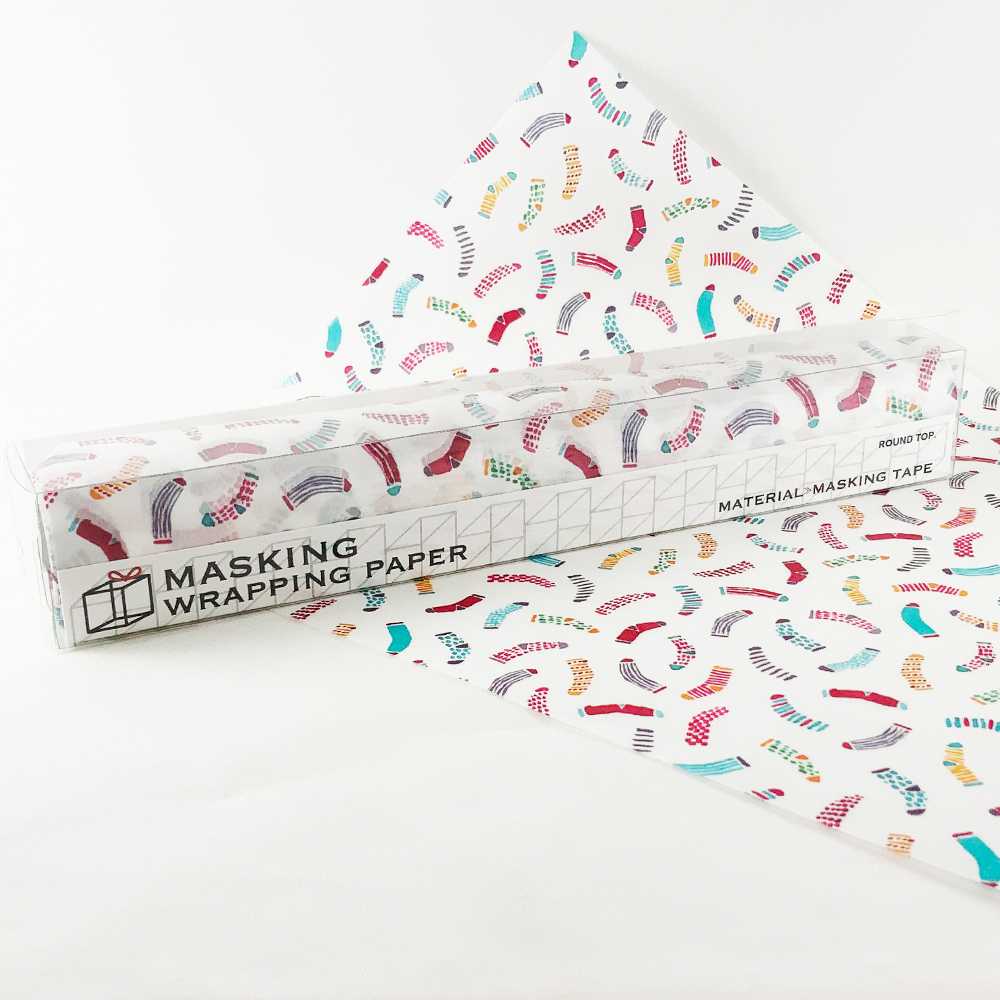 กระดาษห่อของ Masking Wrapping Paper / socks