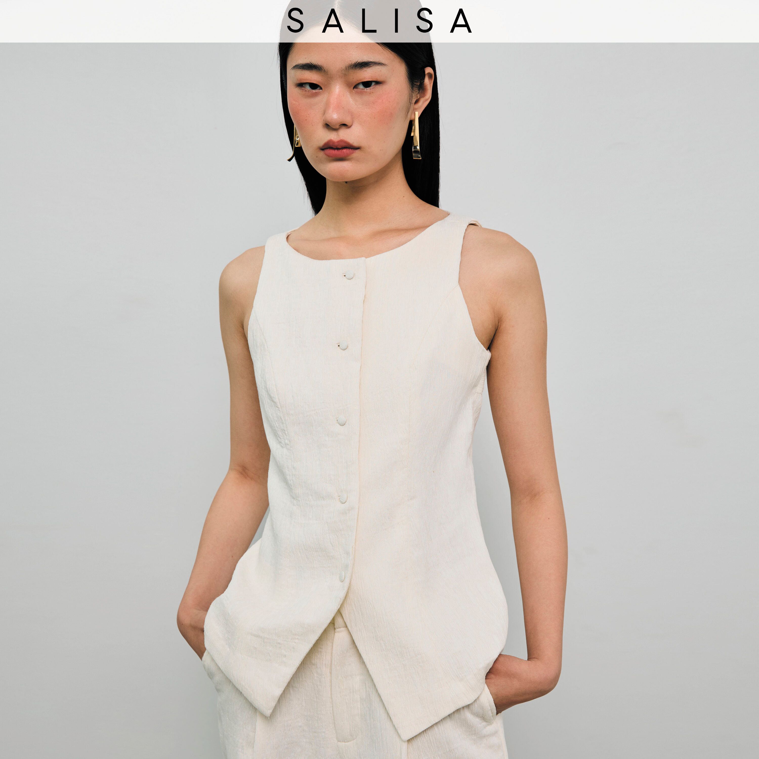 VEST FW24 Irregular Pleat เสื้อเวสต์ทำงาน
