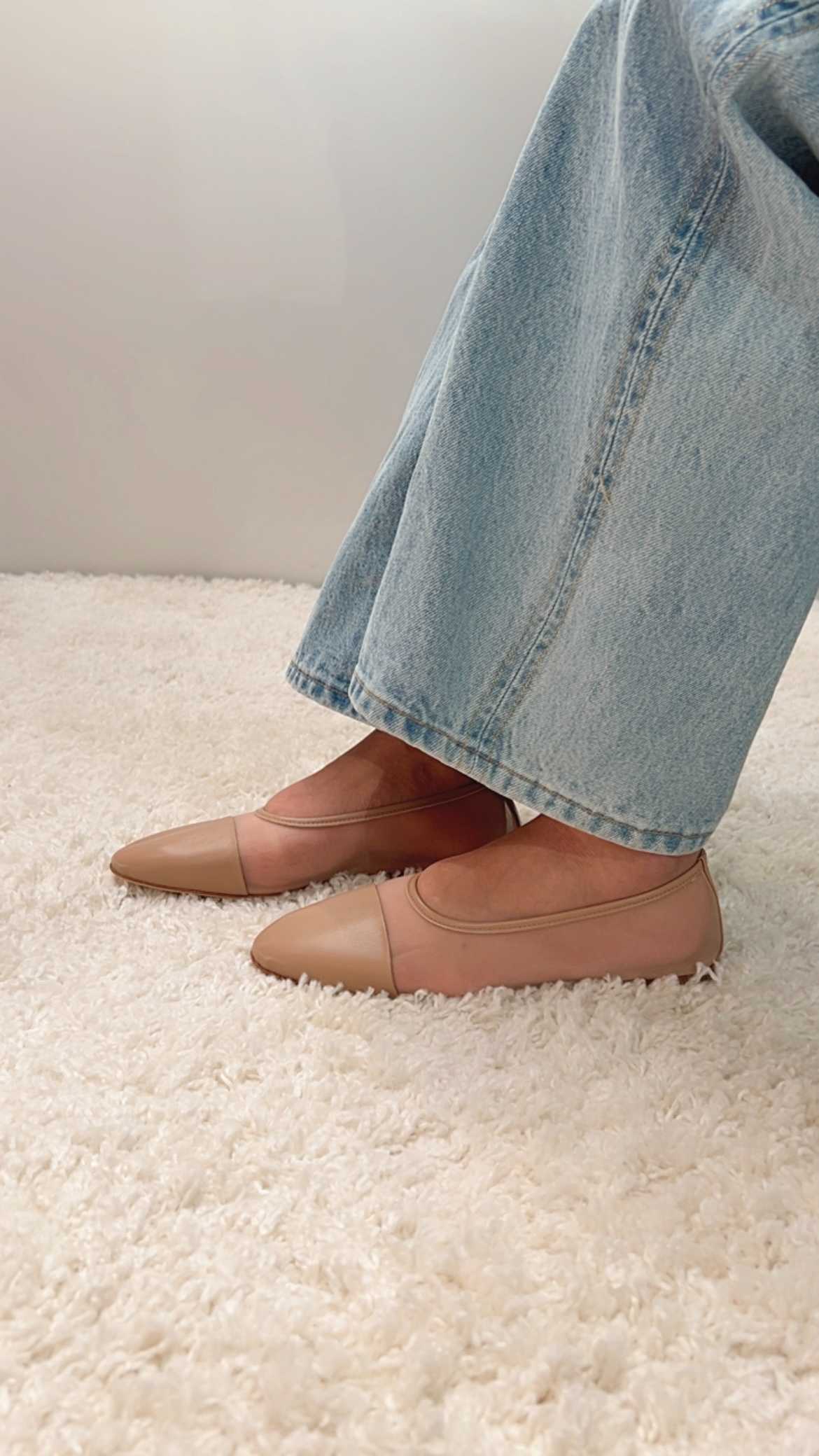 Dear Frances Gala Shoe w/toecap - Nude Pink