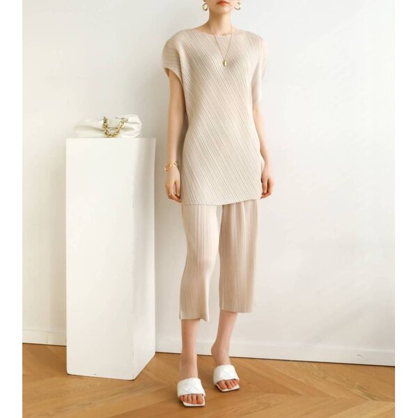 กก ยาว31นิ้ว 2MUAY รุ่น GJO8117/GJO7827 เซ็ตพลีทคุณภาพ COMFY PLEAT SET 5 สี FREE SIZE