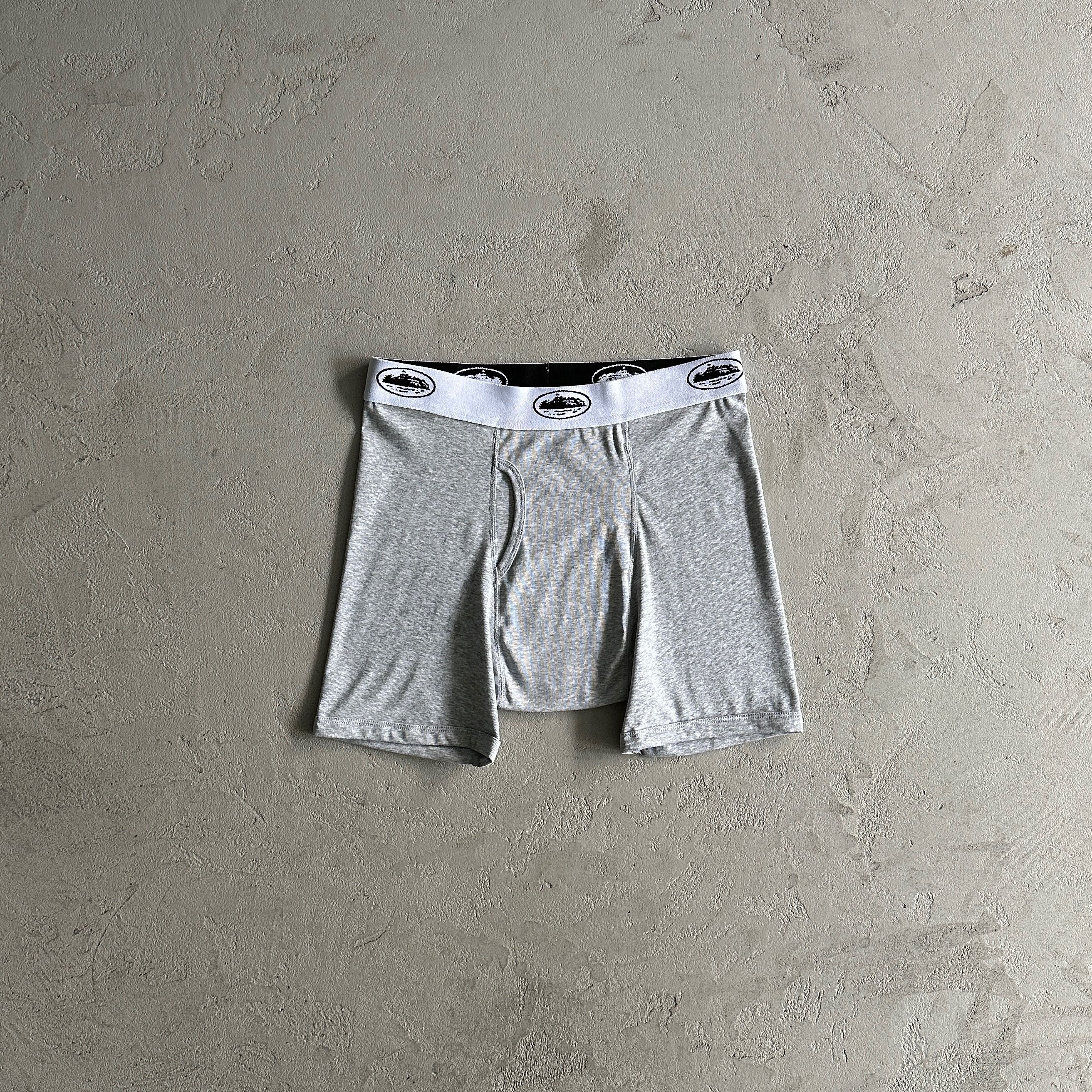Corteiz Alcatraz Boxers (3 Pack) Grey