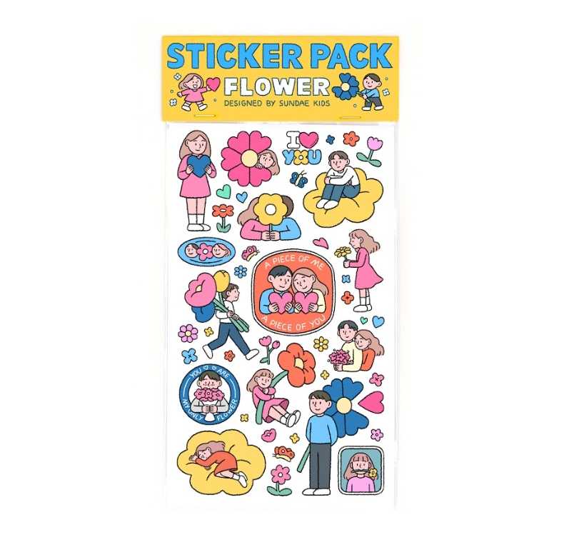 Sticker Flower - Sundae Kids