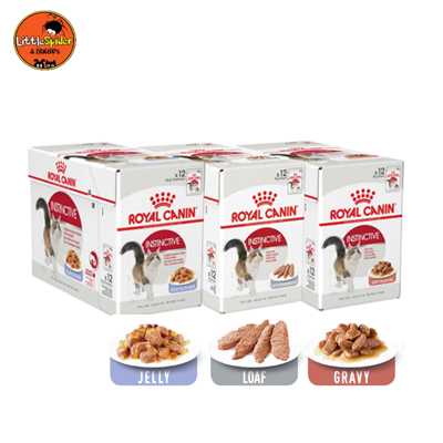 Royal canin Instinctive pouch 85gx12 ซอง อาหารเปียกสำหรับแมวคุมรูปร่าง