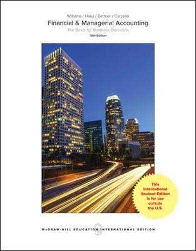9781259922183 FINANCIAL AND MANAGERIAL ACCOUNTING (IE)