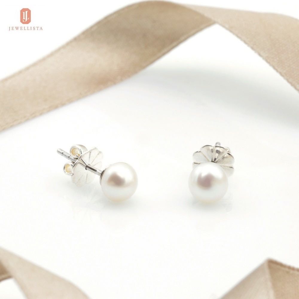 Jewellista ต่างหู Molly เงินแท้ 925 ประดับไข่มุกน้ำจืดแท้