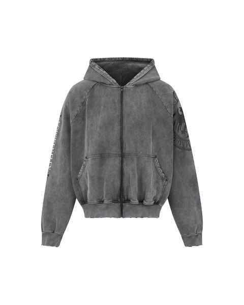 DIMOIR - DRACO SEAL WASHED HOODIE (Gray)