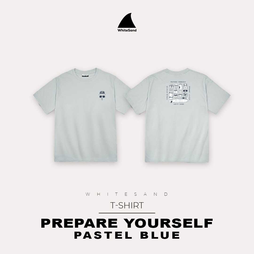 WhiteSand - T-Shirt เสื้อยืดแขนสั้น สกรีนลาย Prepare Yourself ผ้าคอตตอน 100%
