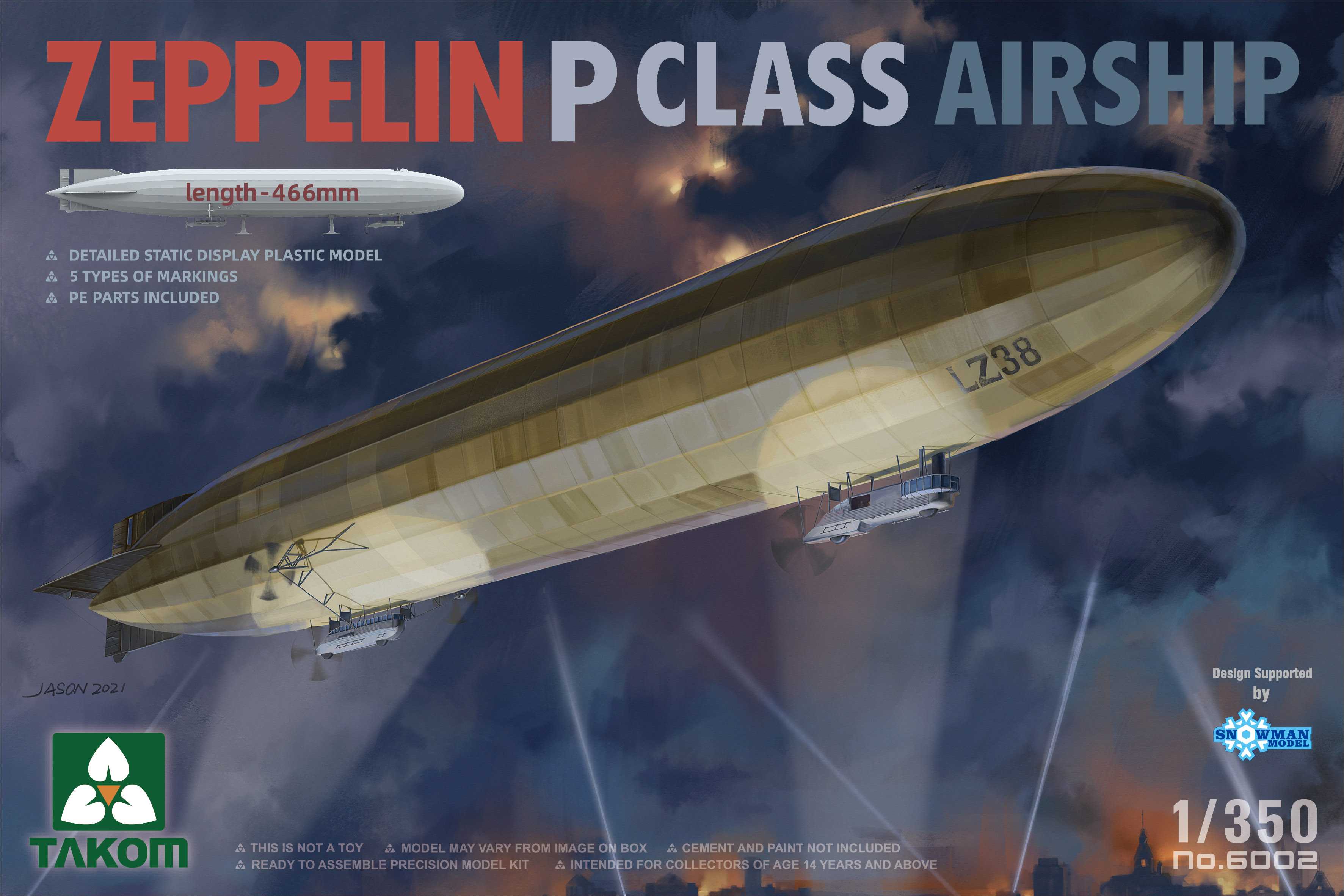 1/350 ZEPPELIN P CLASS AIRSHIP