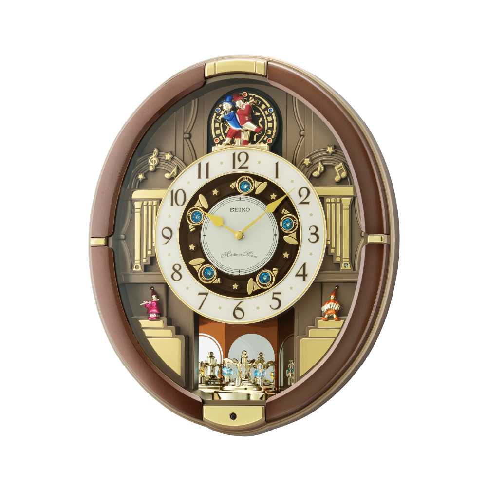 SEIKO CLOCKS นาฬิกาเมโลดี้ รุ่น QXM384B ขนาด 18x15 นิ้ว