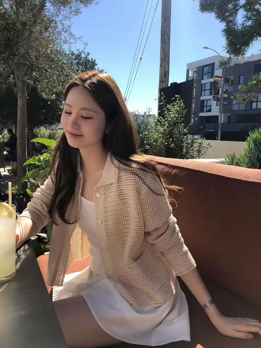 พร้อมส่ง OUNCE Knit Polo Collar Cardigan คาร์ดิแกน open knit