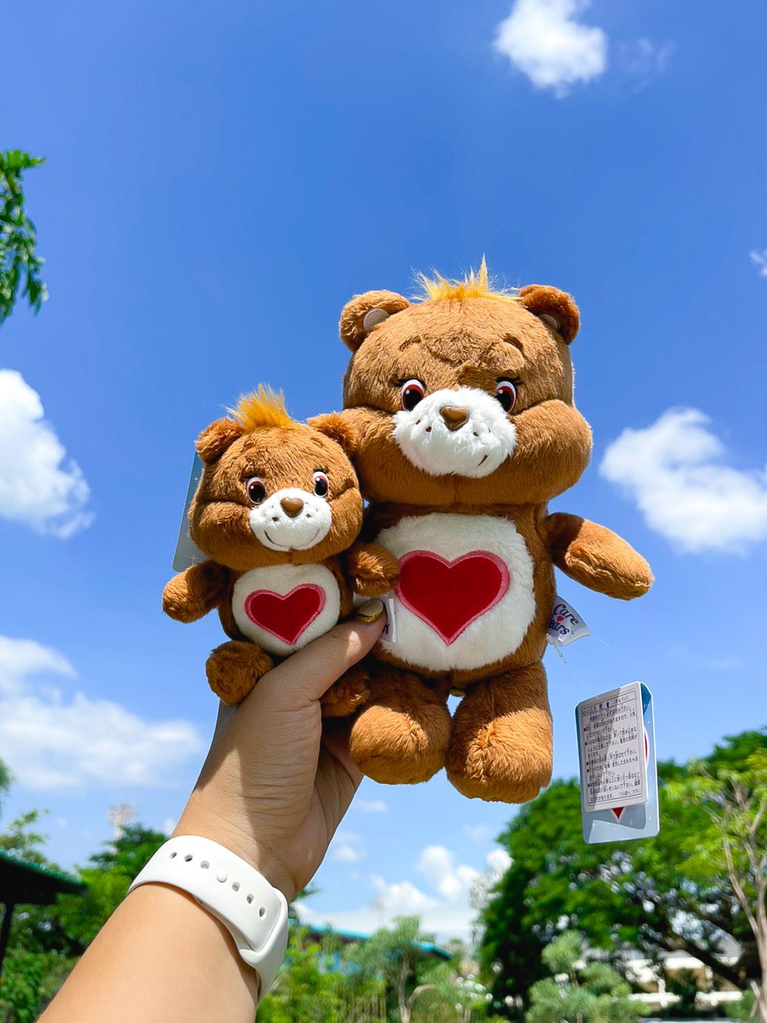 ตุ๊กตา carebears สีน้ำตาล