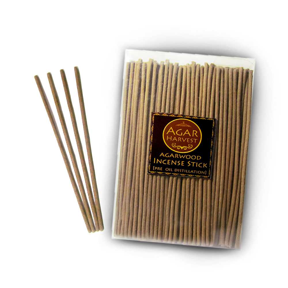 ธูปแท่ง ไม้กฤษณา ก่อนกลั่นน้ำมัน Agarwood Incense Stick (Pre Oil Distillation) 200 gm