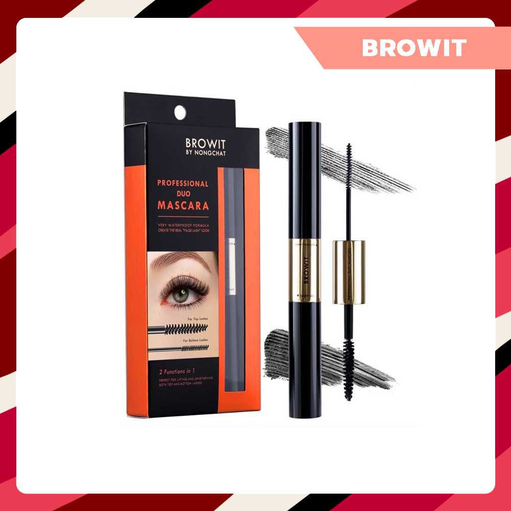 Browit PROFESSIONAL DUO MASCARA น้องฉัตร มาสคาร่า 2 หัว