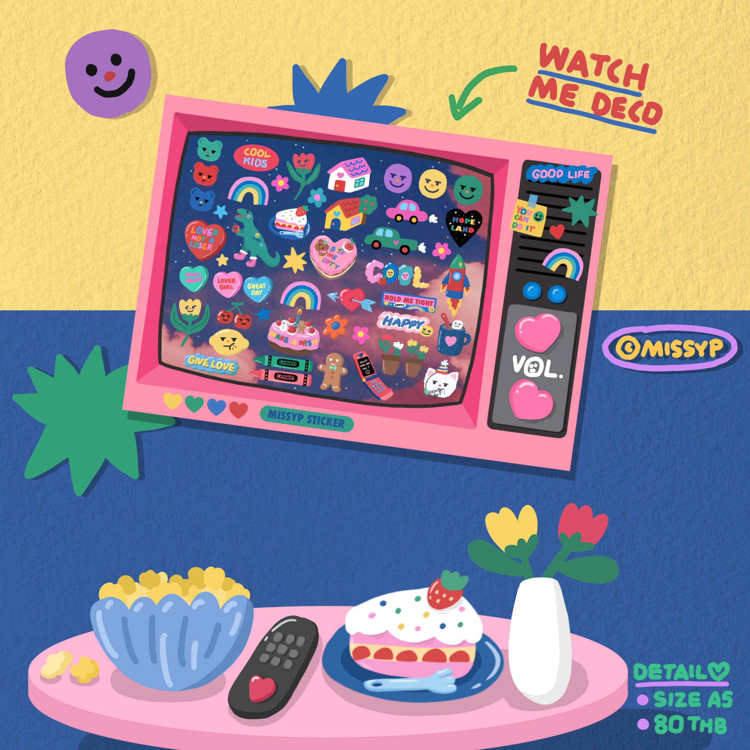 STICKER WATCH ME DECO VOL.1