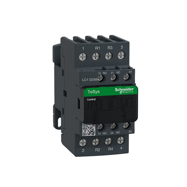 A&C-Schneider Electric TeSys D LC1D Contactor, 24 V ac Coil, 4-Pole, 25 A, 2NO + 2NC, 690 V ac
