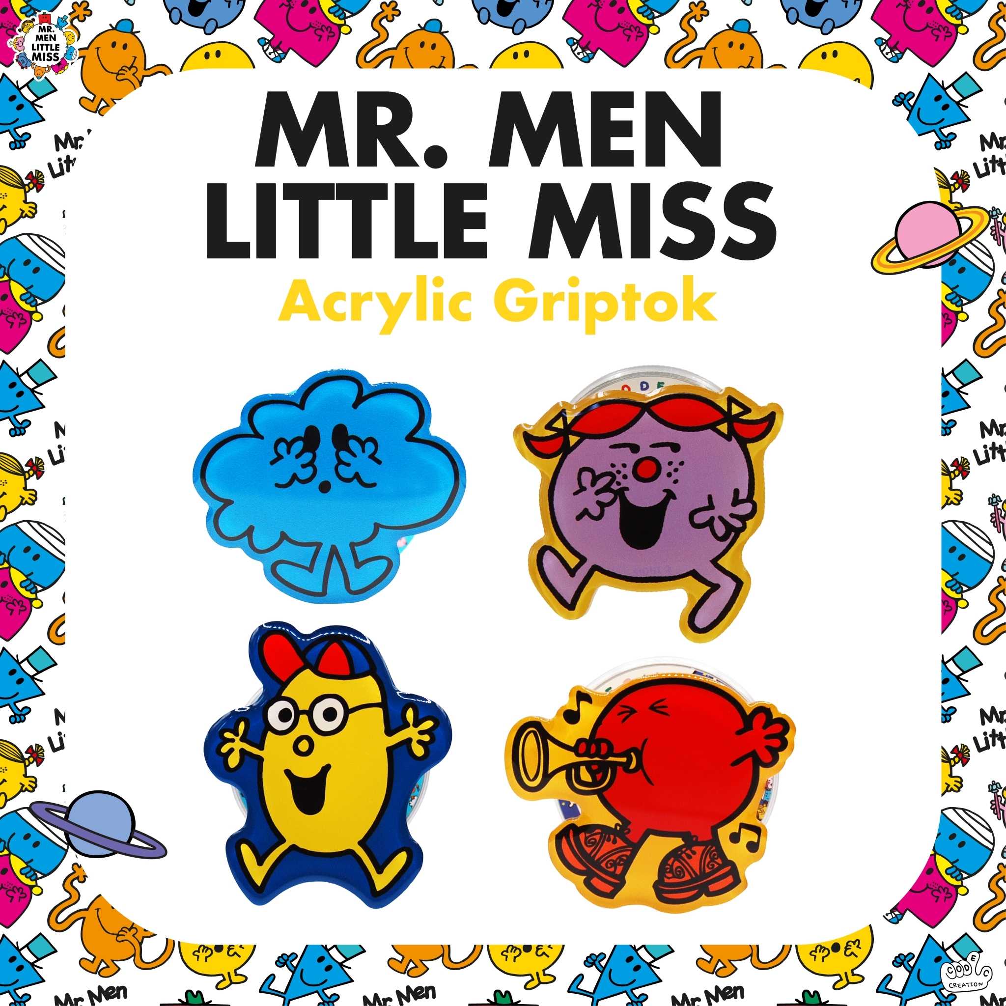 GRIPTOK Acrylic Magsafe (Mr.men and Little miss)