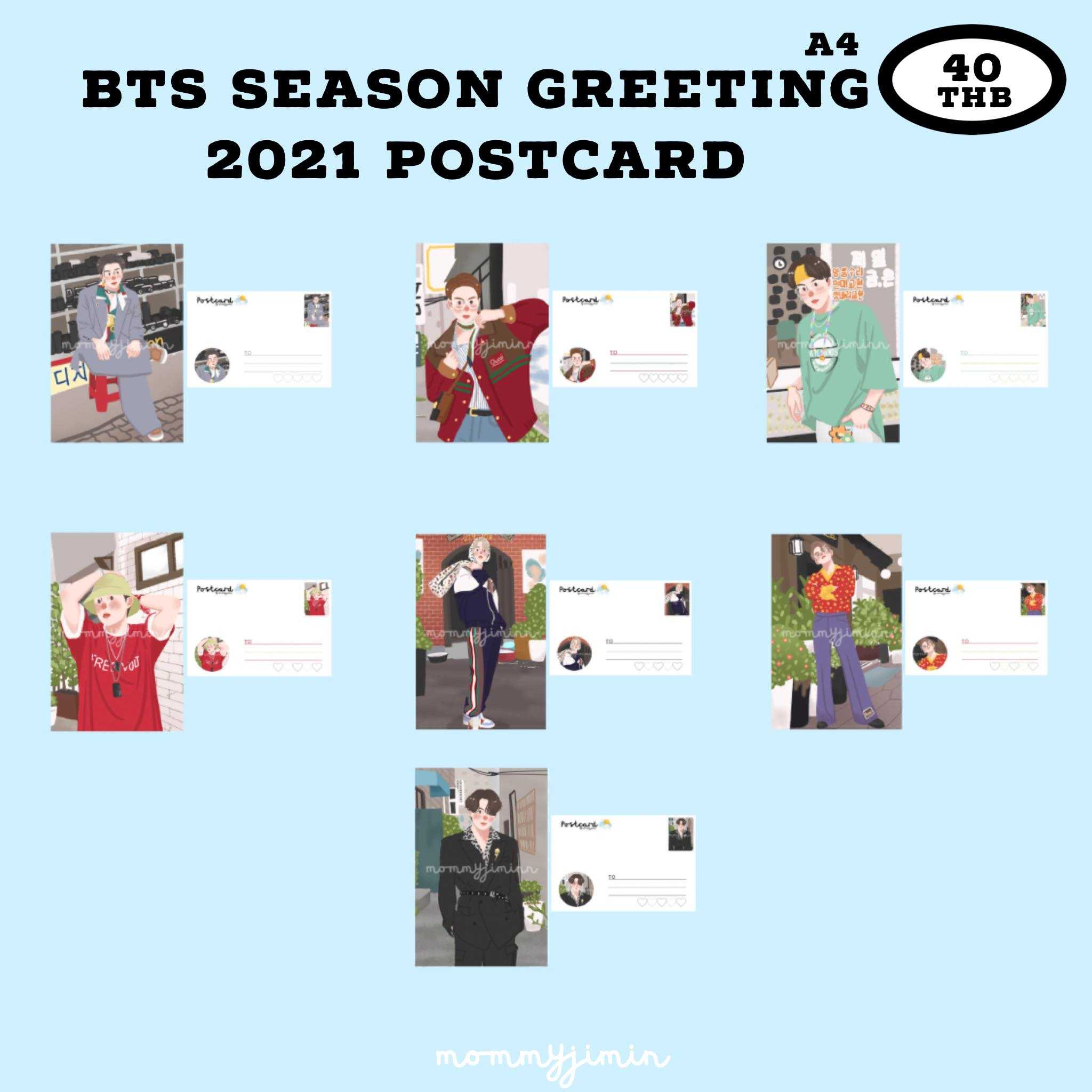 Postcard  BTS Season greeting 2021