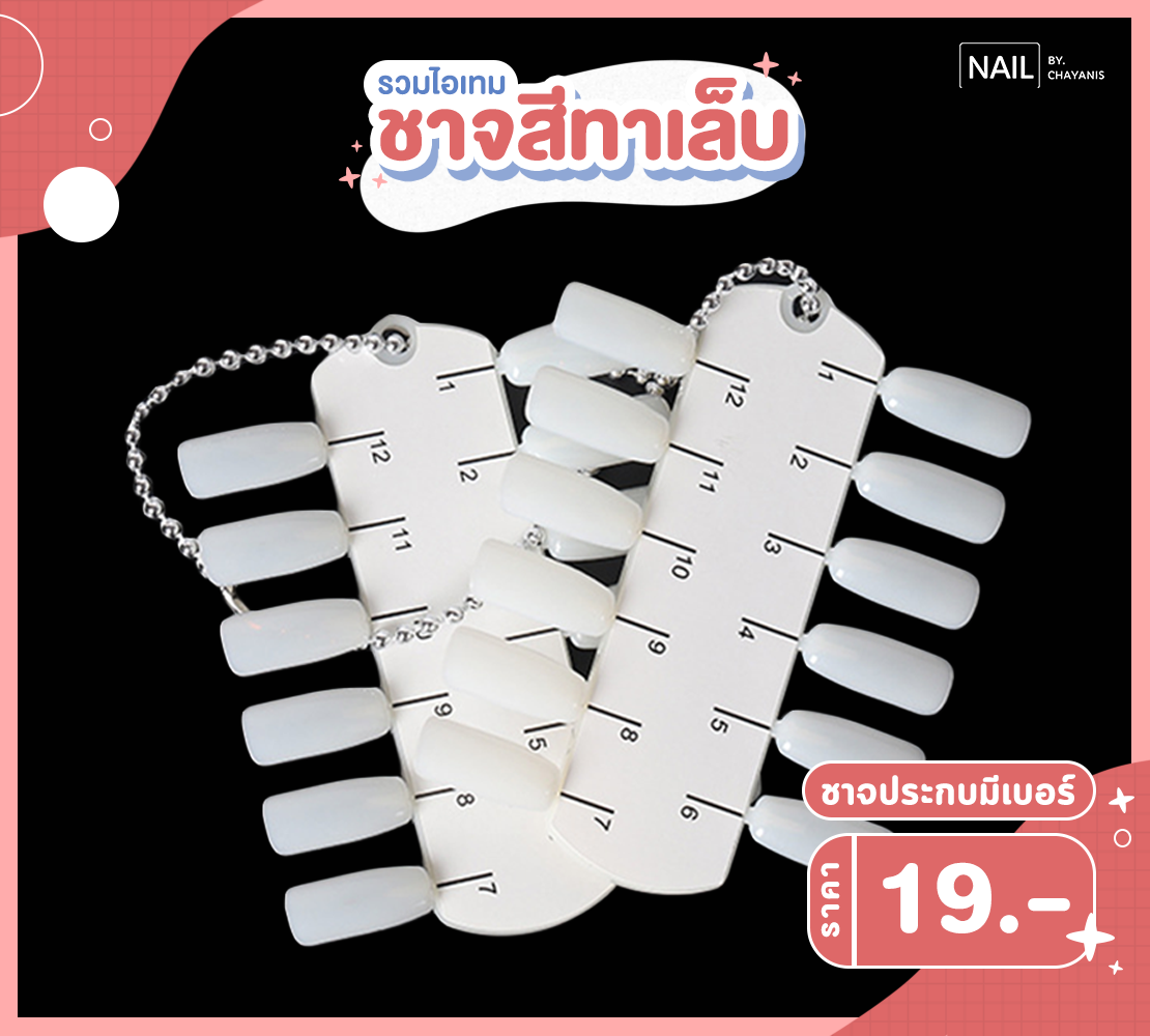 ชาจประกบ12สี