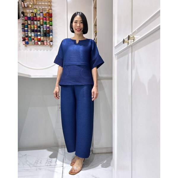 2MUAY รุ่น GA67813 / GA67815 THICK HORIZONTAL PLEATED SET 8 สี FREE SIZE