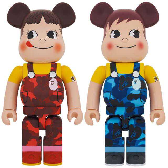 [Pre Order] Be@rbrick BAPE (R) × Peko & Poko