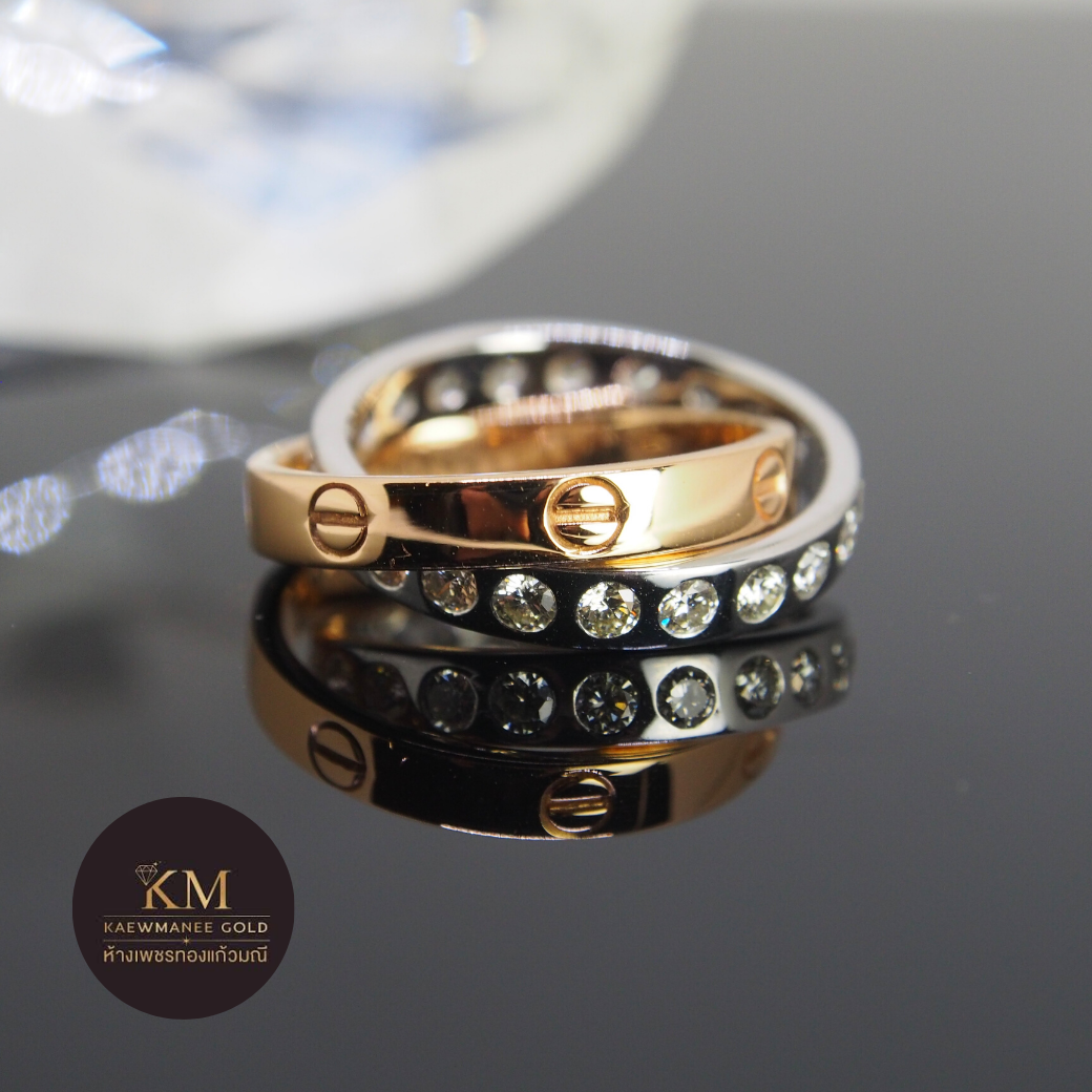 แหวนเพชร Couple Fashion Collection ring (90% Gold)