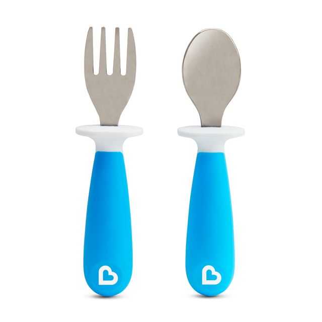 #ช้อน Munchkin : MNK27148 Raise Toddler Fork & Spoon