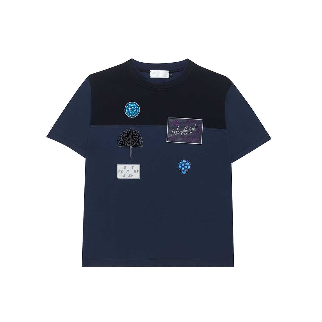Play Patch Tee/ Navy