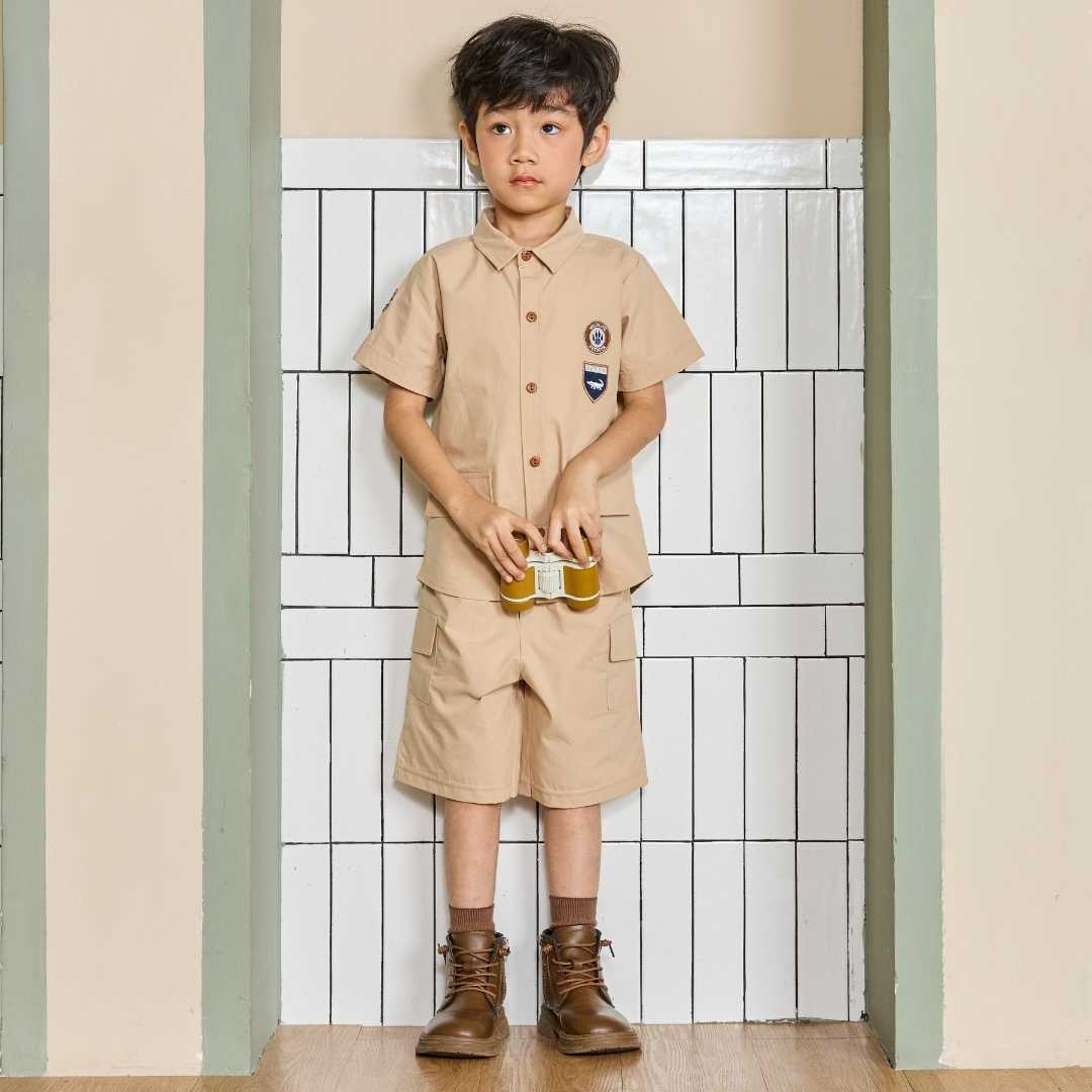 e'clat เสื้อเชิ้ต+กางเกงขาสั้น SKU-9151+9152