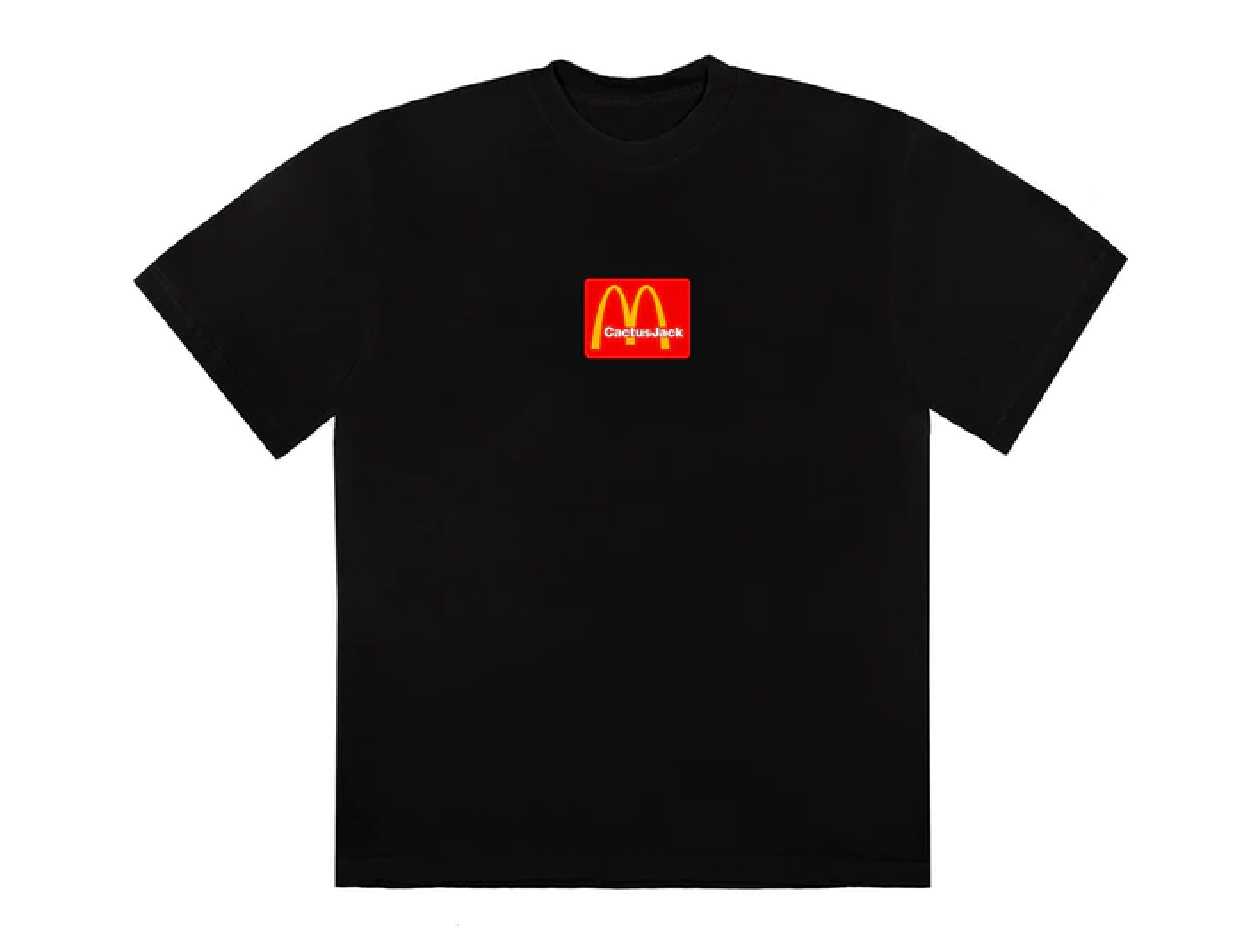 Travis Scott x McDonald's Sesame Tee (BLACK)