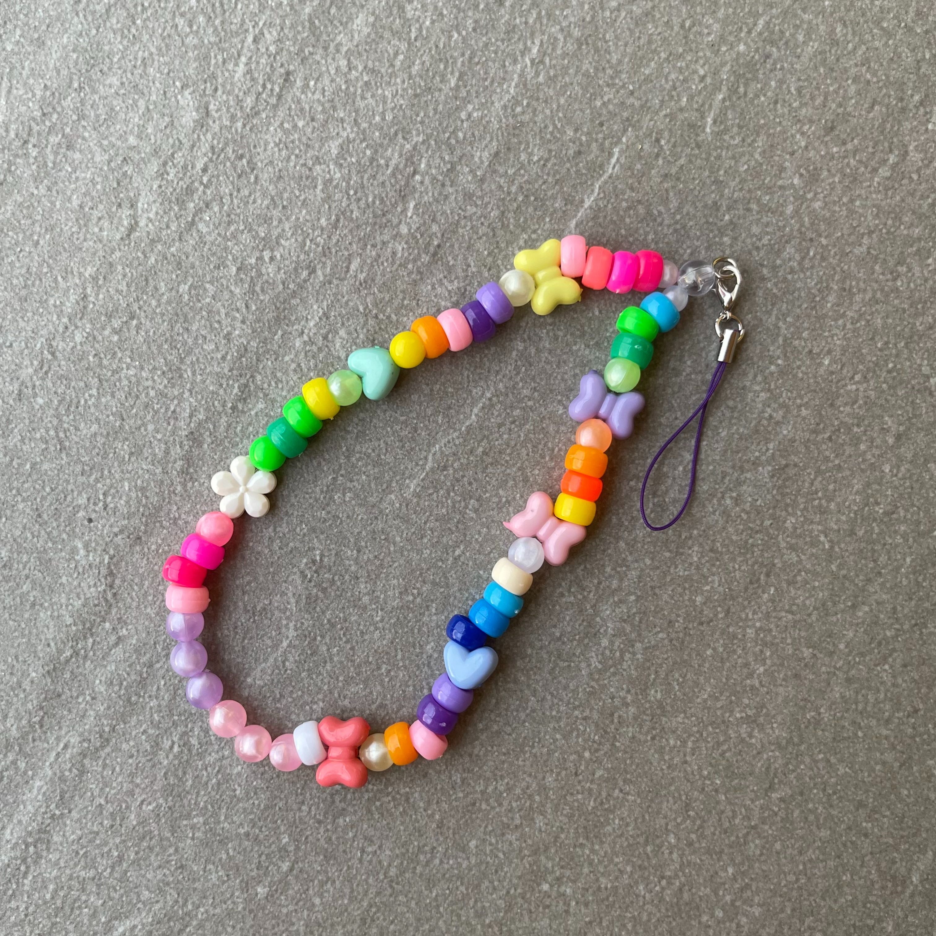 ☻︎ พร้อมส่ง ☻︎ (Ready to ship!)  RAINBOW 🌈 Phone Strap