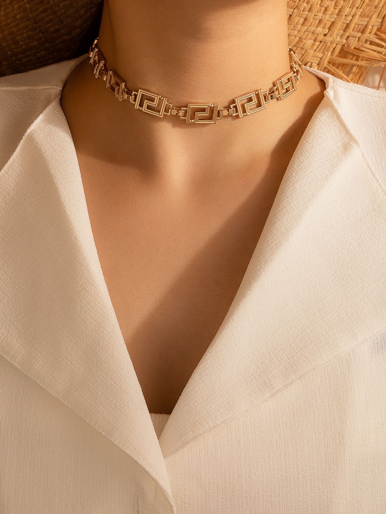 Versace chain necklace 