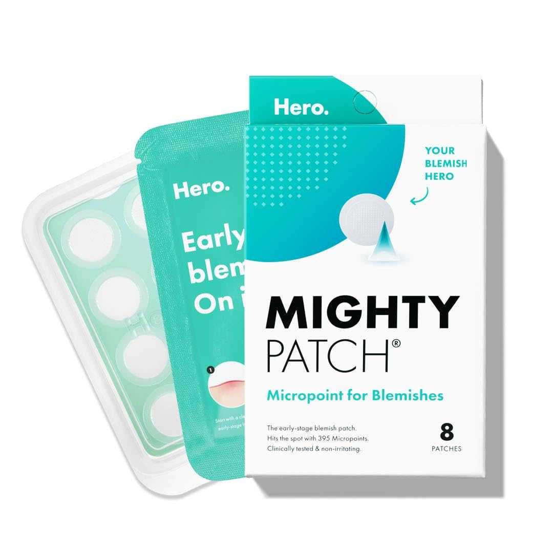 Mighty Patch Micropoint™ for Blemishes  เข็มขนาดเล็ก ละลายสิวที่ต้นตอ 8 ชิ้น สำหรับระยะเริ่มต้น