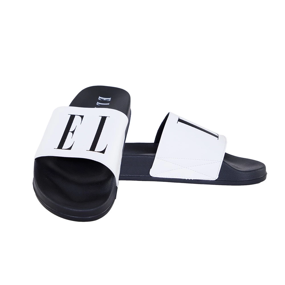 ELLE SHOES รองเท้าแตะ PVC แบบสวม สกรีนโลโก ELLE รุ่น- ELFF004