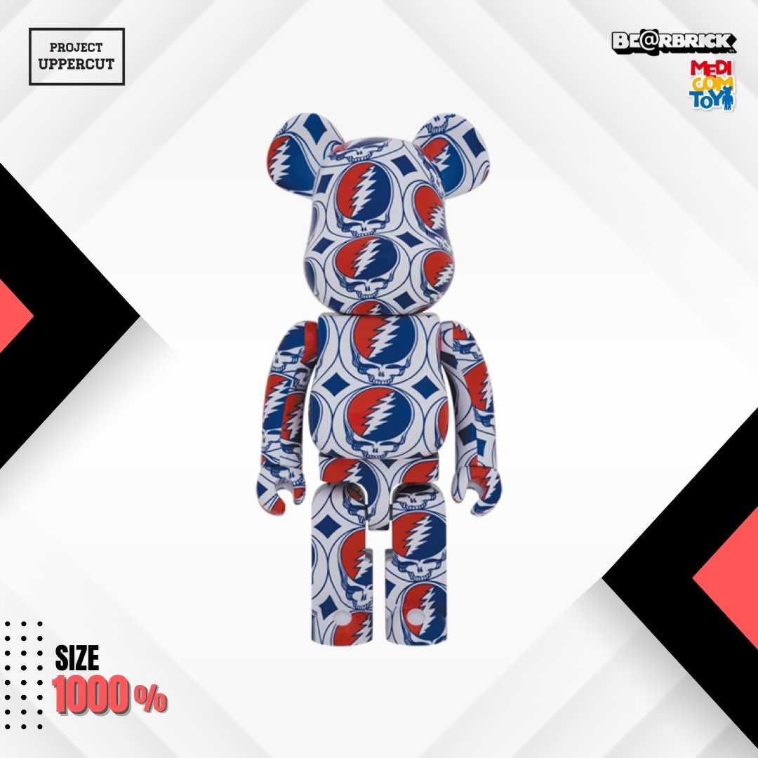 BE@RBRICK 1000% GRATEFUL DEAD : Steal Your Face [New]