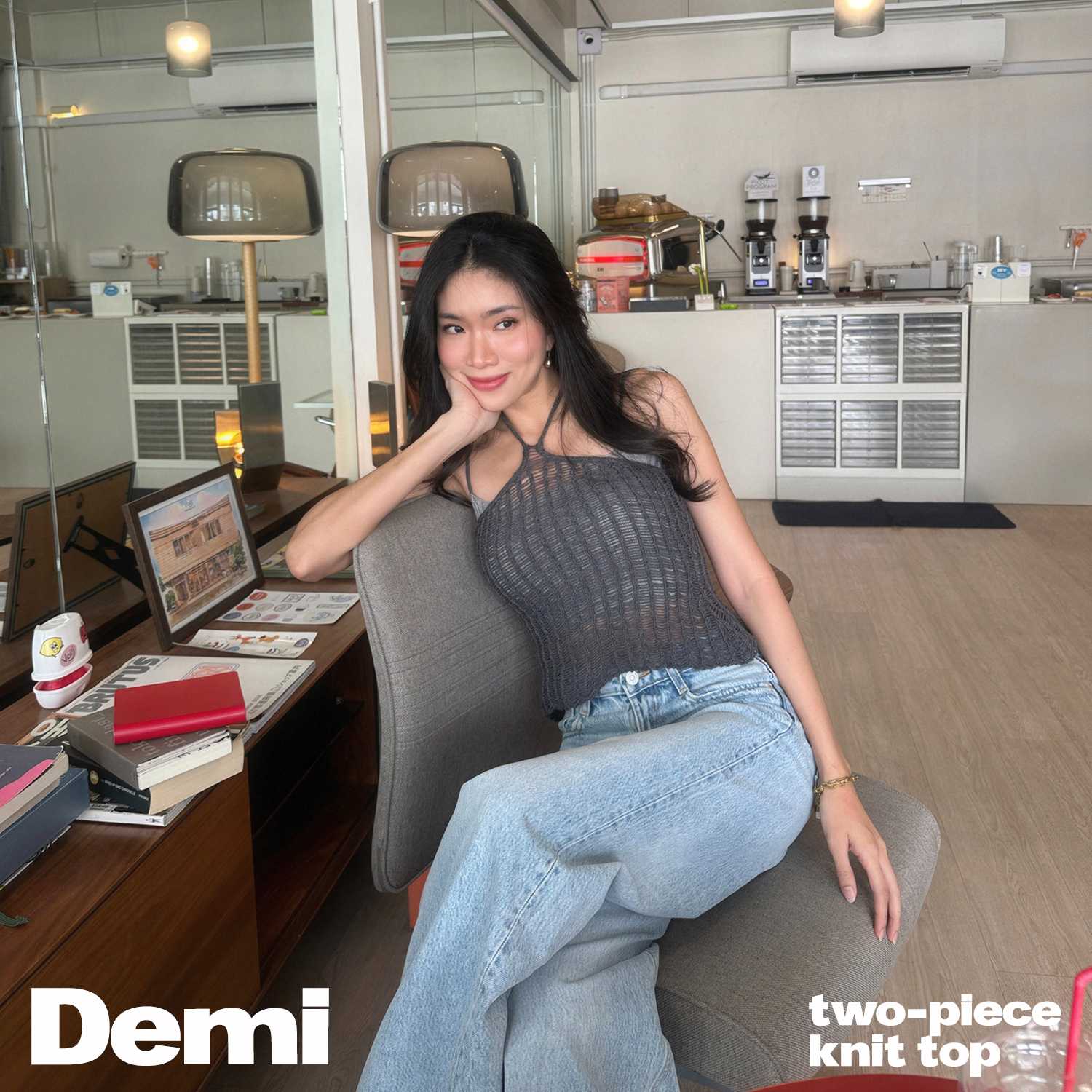 Demi Top (Smoke)