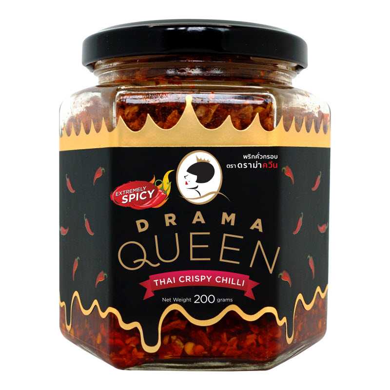 ดราม่าควีน พริกคั่วกรอบ (สูตรดั้งเดิม) 200g.