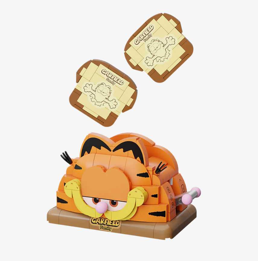 Pantasy Garfield Fantastic Machines Series - Toaster ตัวต่อพลาสติก รุ่นการ์ฟิลด์ เครื่องปิ้งขนมปัง