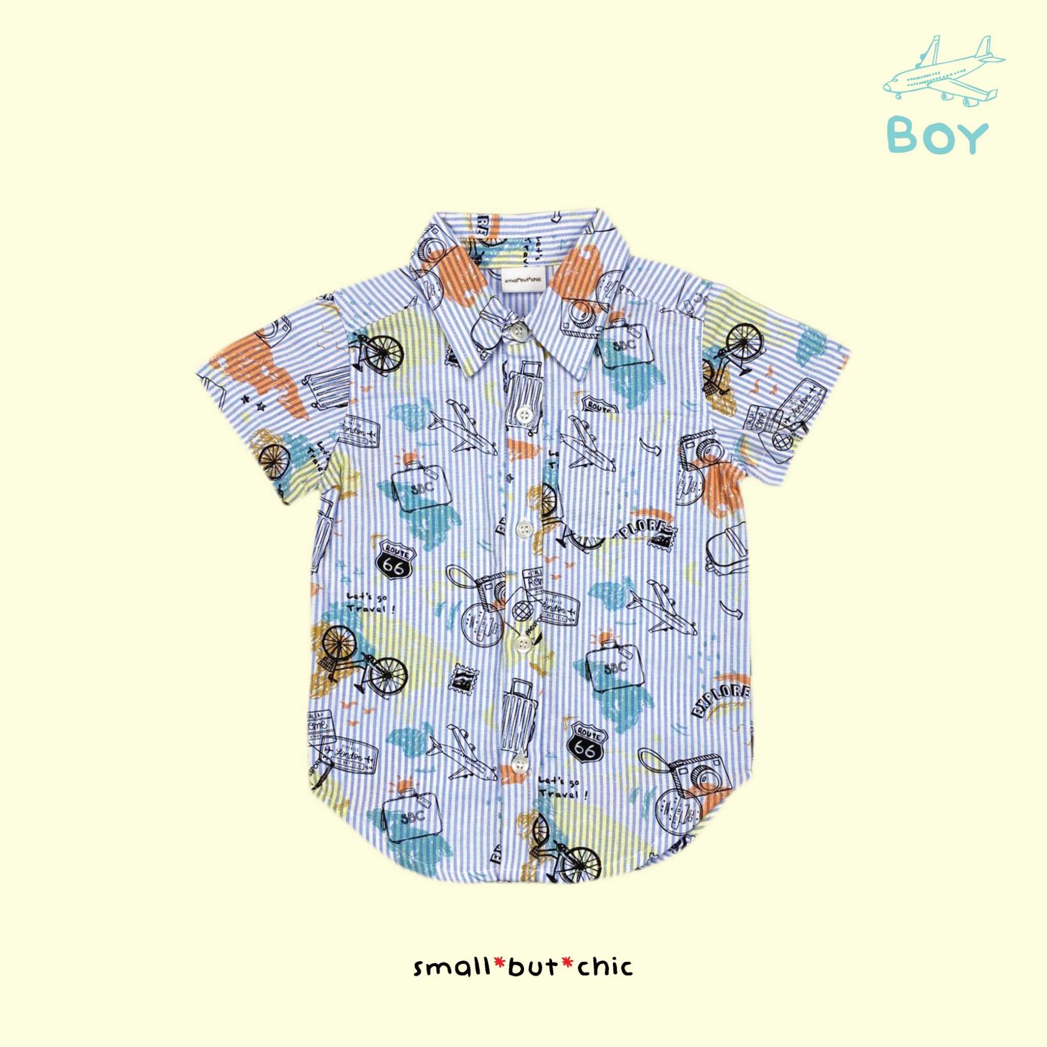 เสื้อเชิร์ตลูกชาย : World Explorer  (TS-227)