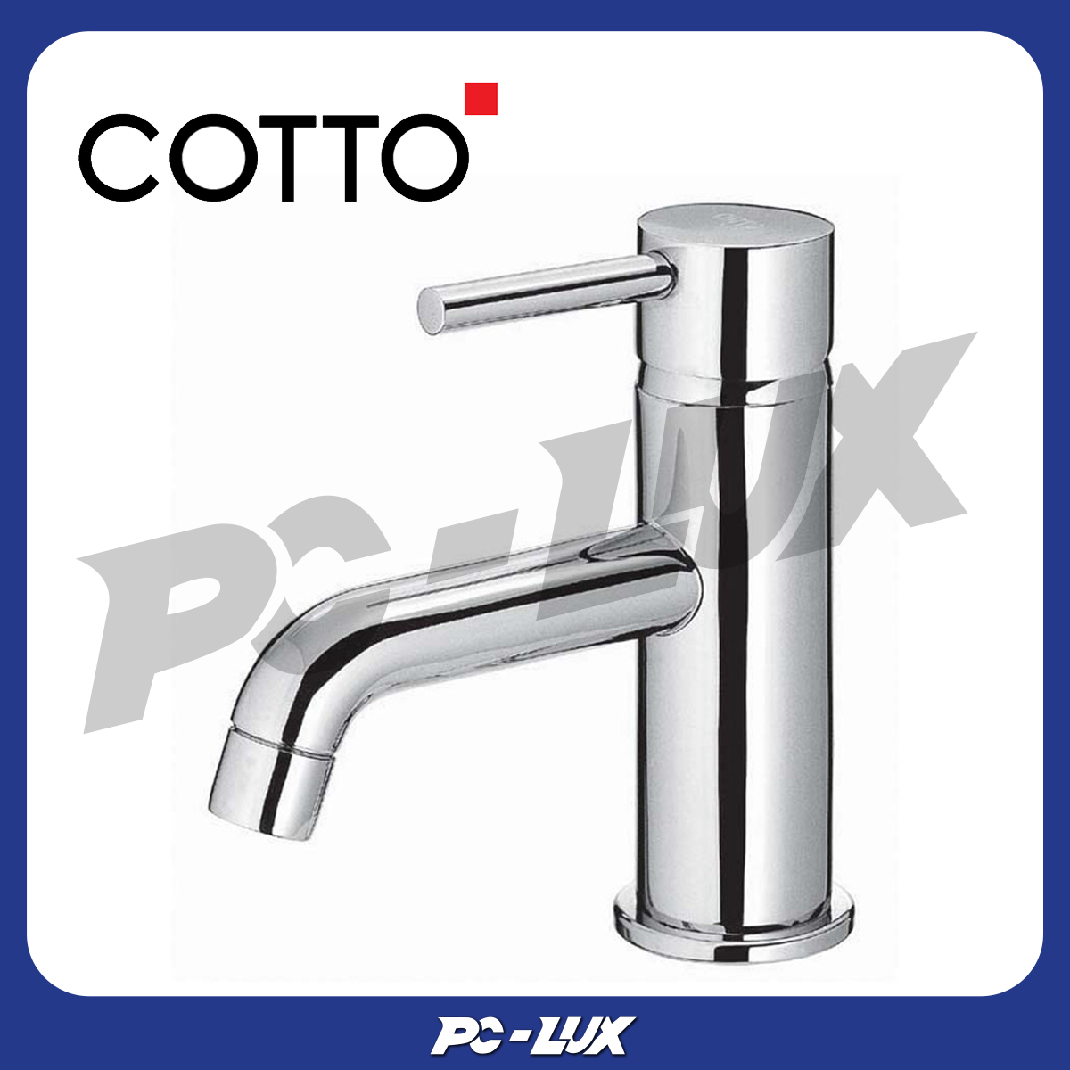 COTTO ก๊อกเดี่ยวอ่างล้างหน้าแบบก้านโยกพร้อมสายน้ำดี รุ่น แอนโทนี่ รุ่น CT144A
