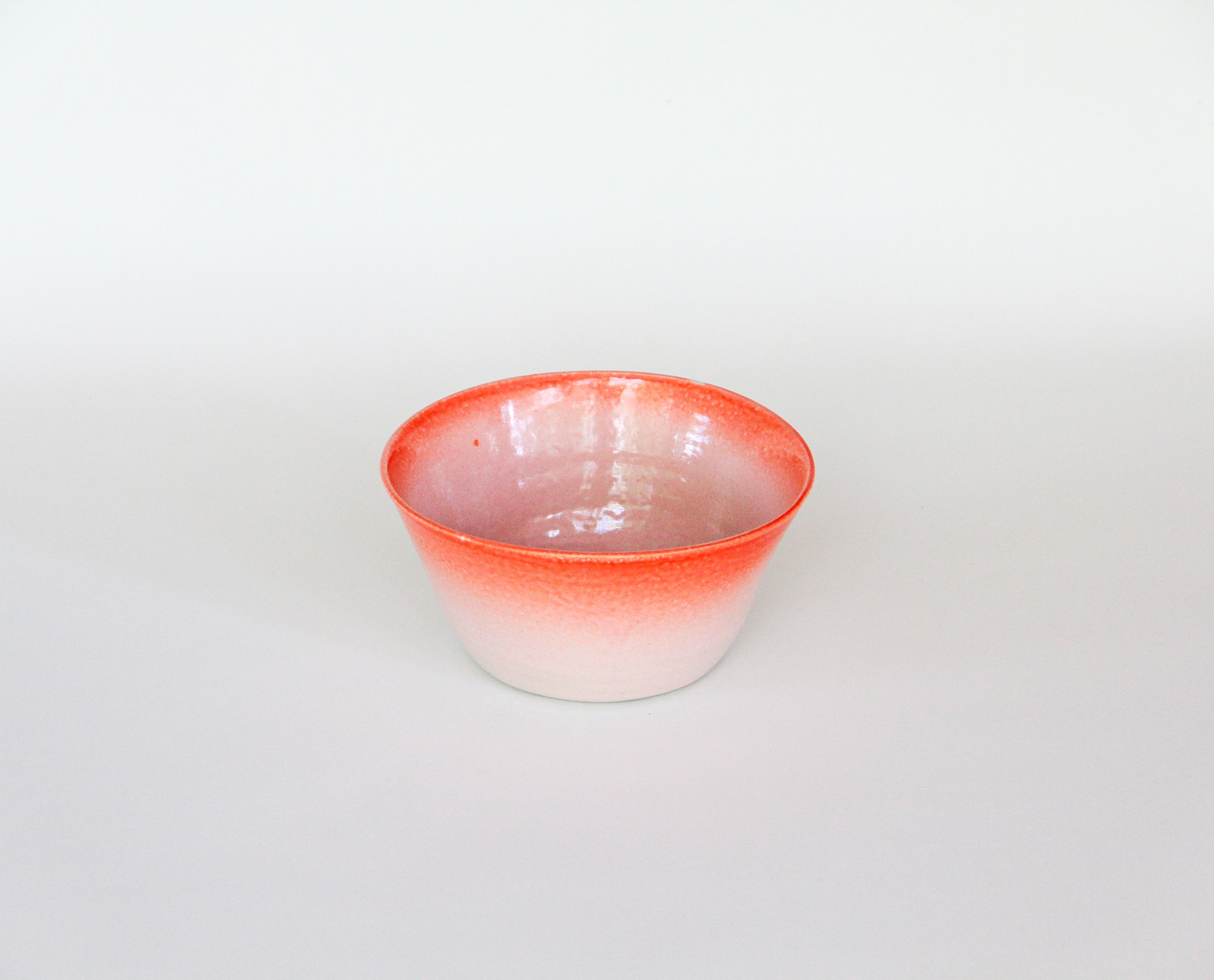 Baby Pink Atomic Tangerine Gradient Bowl