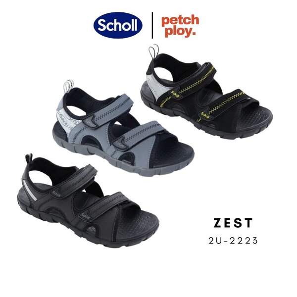 Scholl รุ่น Zest เซสท์ 2U-2223 รองเท้าแตะ Unisex สกอลล์ มีสายรัดส้น