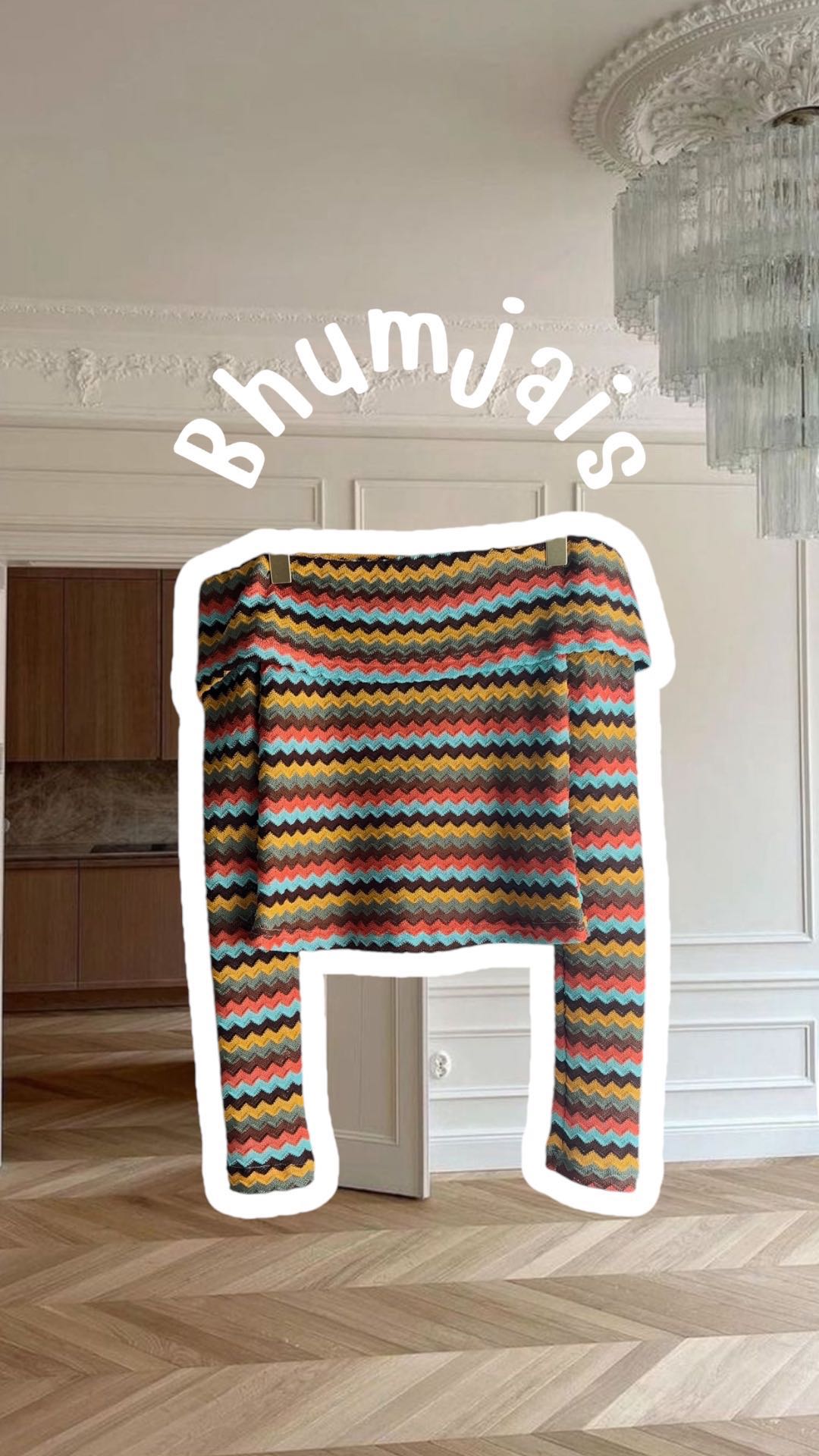  #BJmissoZigZagOffTop241219 (490THB)ตำหนิ